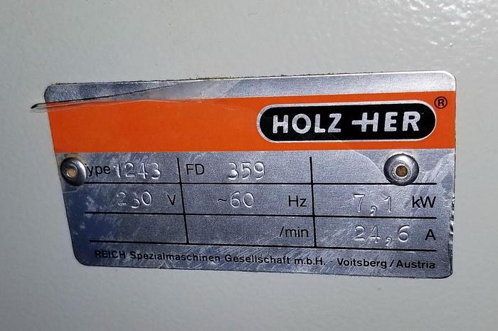 Used *SOLD* Sliding Table Saw - Holzher 1243