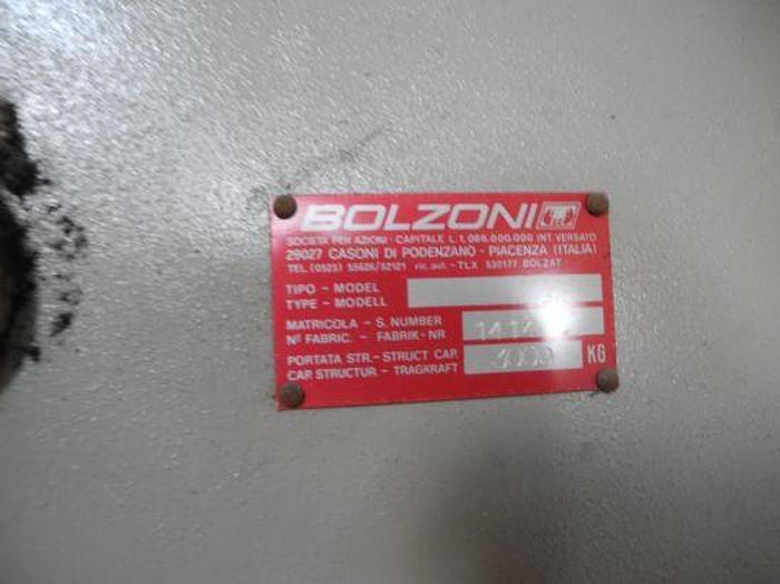 Usato Piattaforma elevatore BOLZONI