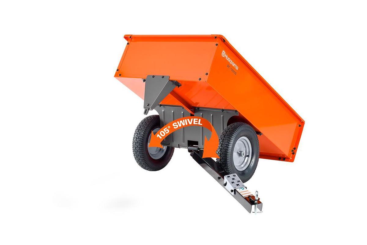 12 Cu. Ft. Steel Swivel Dump Cart