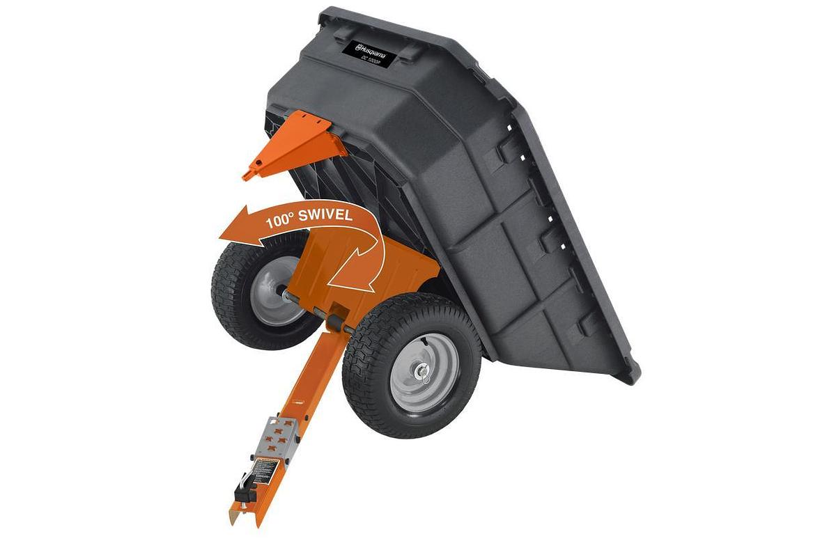 12.5 Cu. Ft. Poly Swivel Dump Cart