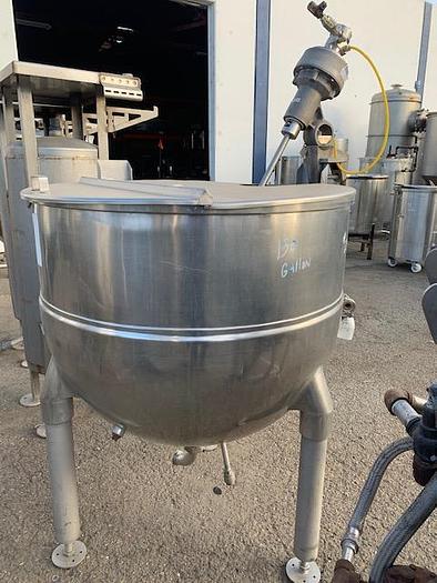 Used 150 Gallon Groen Jacketed Mix Kettle