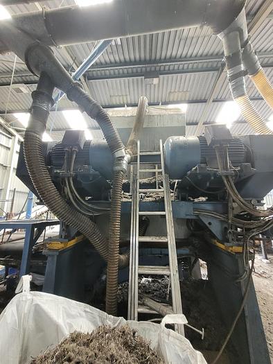 Used Eldon MPR 160T Tyre Recycling Line