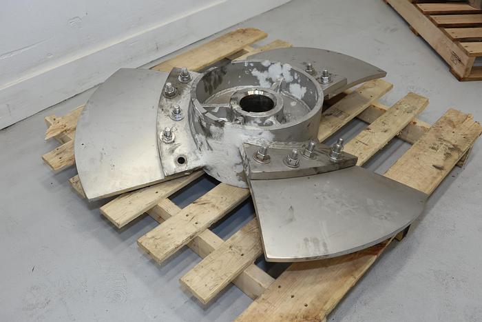 Used Side Mount Agitator Stainless Steel 42" Diameter Propeller #44143