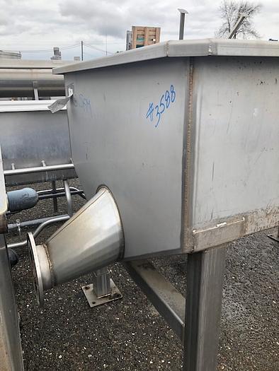 Used 400 Gallon Rectangular Stainless Steel Tank,