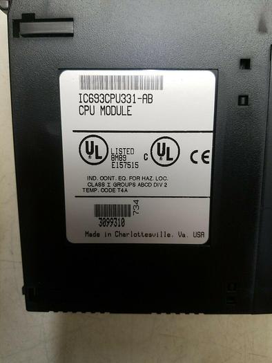 Used GE Fanuc IC693CPU331-AB CPU Module