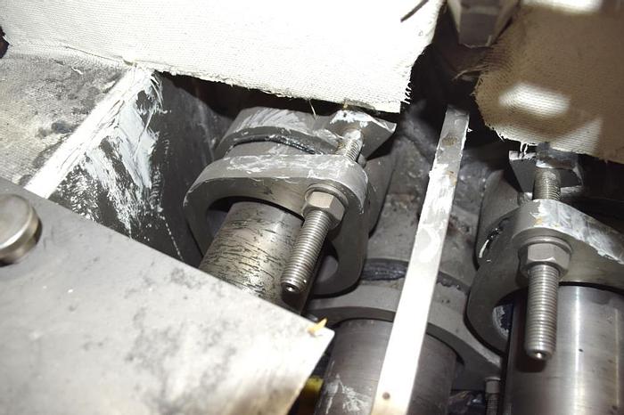 Used 15 GALLON ROSS AMK CLASS V DOUBLE ARM MIXER EXTRUDER - S/S - JACKETED