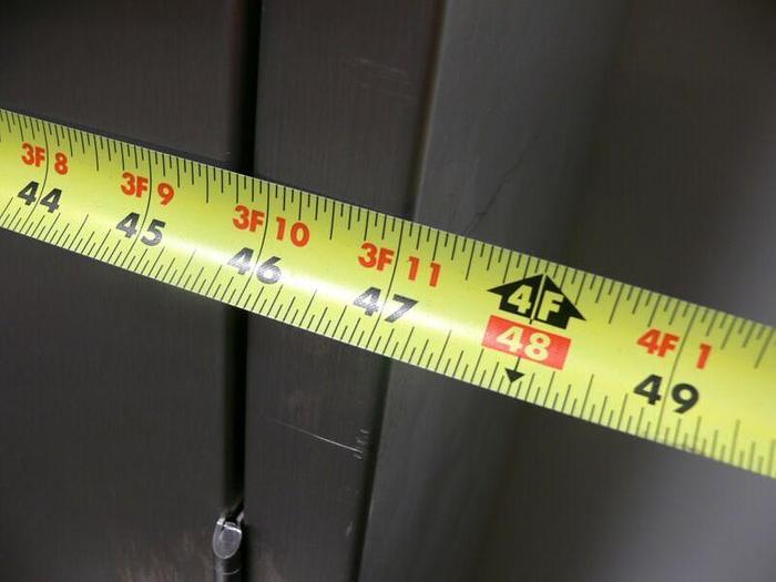 Used Stainless Steel Storage Cabinet  16" x 47" x 80"