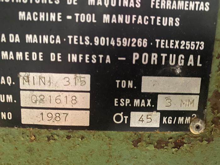 Used 1987 Guifil Mini 315 Mechanical Shears