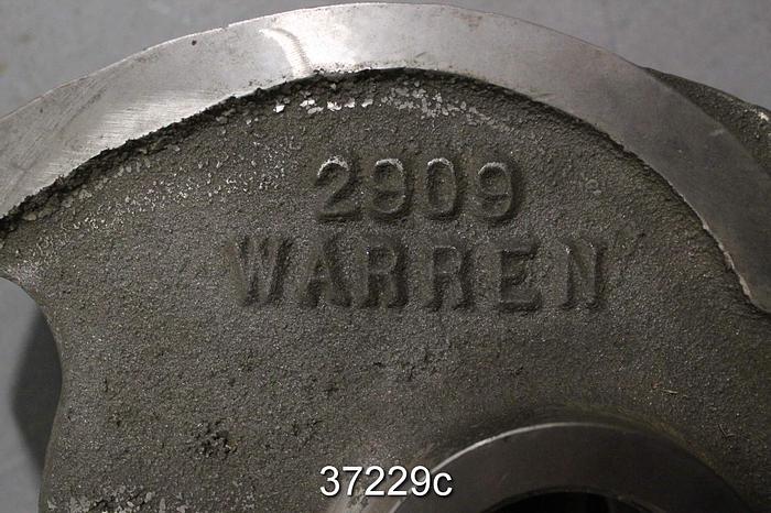 Used Warren 4PL12 Pump Impeller, 657H0046 #37229