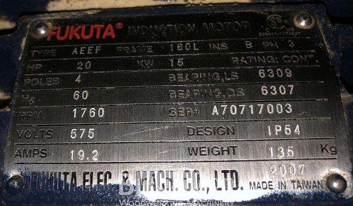 Used 2007 LOBO DA3775L Used Wide Belt Sander