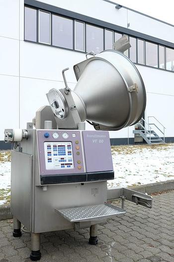 Used Handtmann VF 80/160 vacuum filling machine, with loading device, refurbished