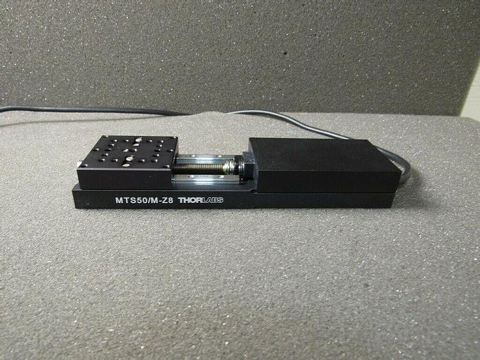 Used Thorlabs MTS50/M-Z8 Motorized Translation Stage with TDC001 APT-dc Servo Control