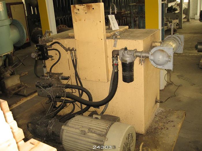 Used Rayfo  Rayfo Compactor With Hydraulic Unit, 20 Hp Motor, 1800 Rpm, 575V.  For Processing Wet Waste. #24303