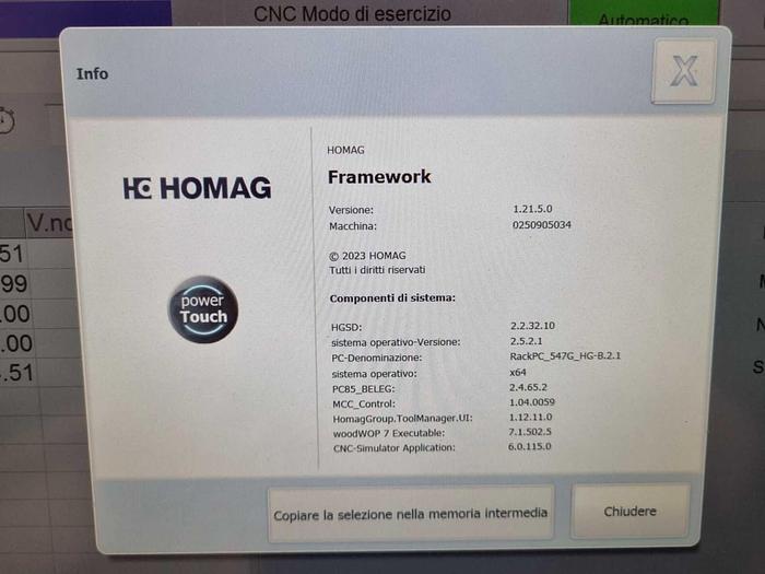 Usato 2019 Homag  Centateq P-110 V BMG 110/42/K