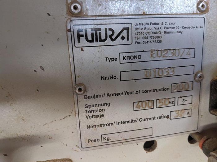 Usato 2001 Scorniciatrice Futura 4 alberi in condizioni di lavoro  EURO 230