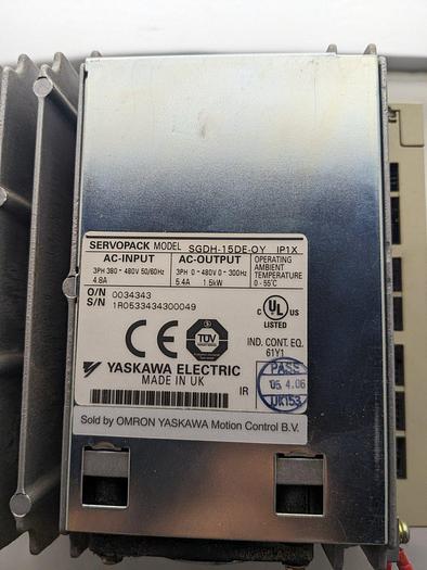 Usato YASKAWA Servopack Yaskawa SGDH-15DE-OY