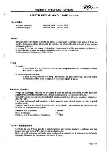 Usato 2002 e 2008 Spreader Empty Container Fork Lift  CVS  EC08.8