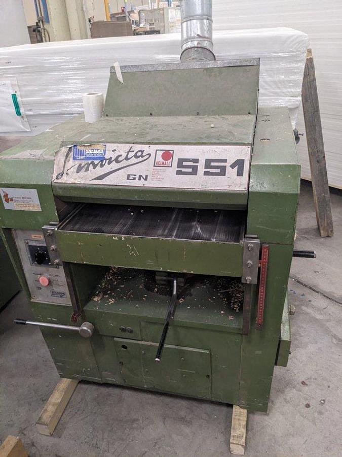 Used Pialla a spessore  - Thickness machine Invicta S51