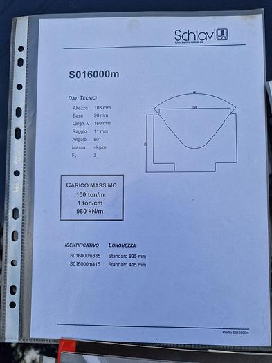 Usato Pressa piegatrice Schiavi RG 80/30