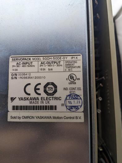 Usato YASKAWA Servopack Yaskawa SGDH-50DE-OY