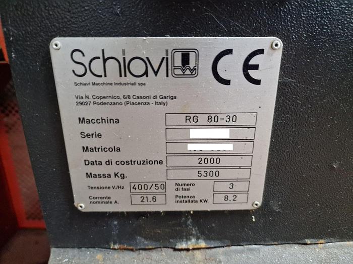 Usato Pressa piegatrice Schiavi RG 80/30