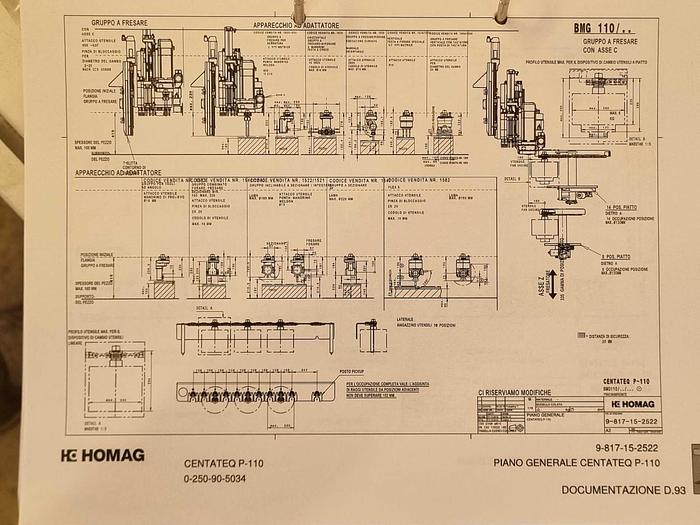Usato 2019 Homag  Centateq P-110 V BMG 110/42/K