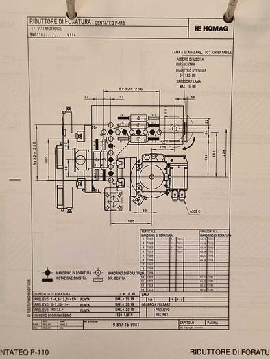 Usato 2019 Homag  Centateq P-110 V BMG 110/42/K