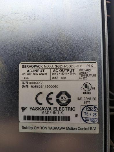 Usato YASKAWA Servopack Yaskawa SGDH-50DE-OY