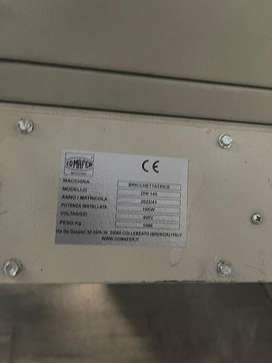 Usato Comafer  Bricchettatrice  DIN 140