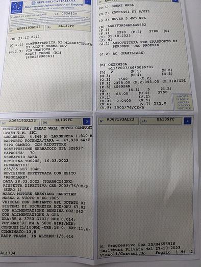 Usato Automedica Great Wall Hover 5 4 WD