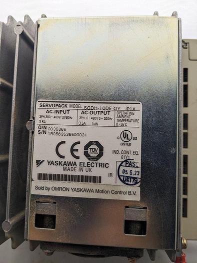 Usato YASKAWA Servopack Yaskawa SGDH-10DE-OY