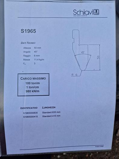 Usato Pressa piegatrice Schiavi RG 80/30