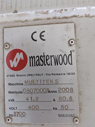 Usato 2008 Anubatrice Masterwood - Hinges machine Masterwood Multitek S