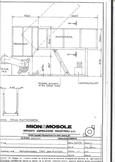 Usato Macinatore per legno usato Mion e Mosole TR2