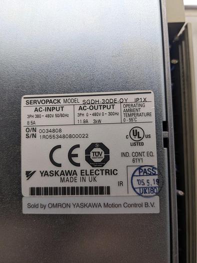 Usato YASKAWA Servopack Yaskawa SGDH-30DE-OY