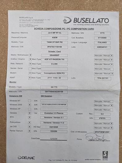 Used 2004 Busellato Busellato Jet 5 RT Usate