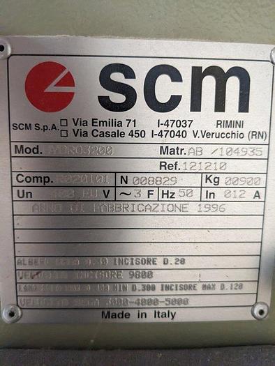 Used 1996 Panel saw squadratrice SCM Hydro 3200