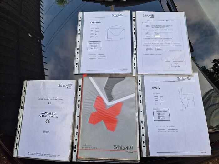 Usato Pressa piegatrice Schiavi RG 80/30