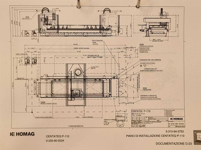 Usato 2019 Homag  Centateq P-110 V BMG 110/42/K