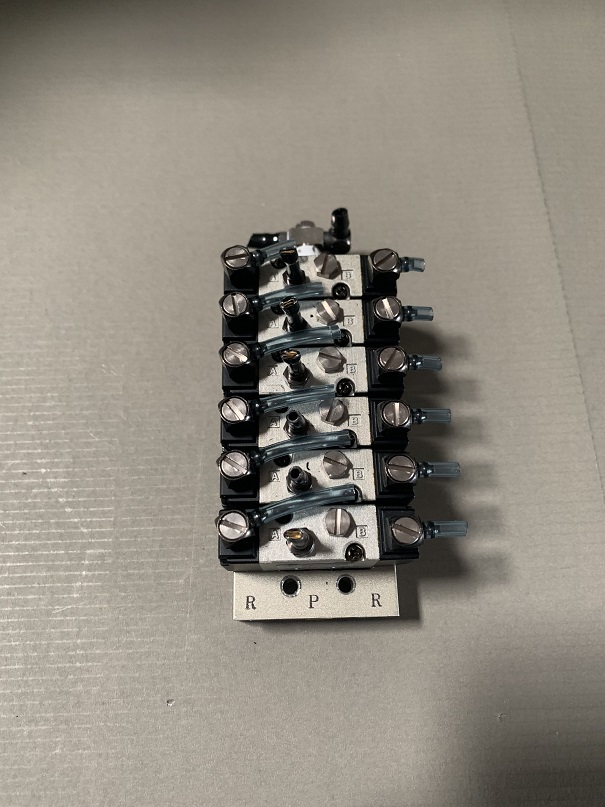 Used SMC Bank of Air Operated Valves VZA3220
