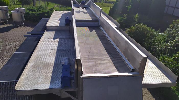 Used Fluidyzacyjny 2-taśmowy tunel zamrażalniczy - wykonanie nierdzewne