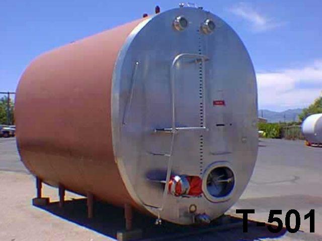 Usado 5000 GALLON STORAGE TANK.  CHICAGO STAINLESS SERIAL 1930-ERW