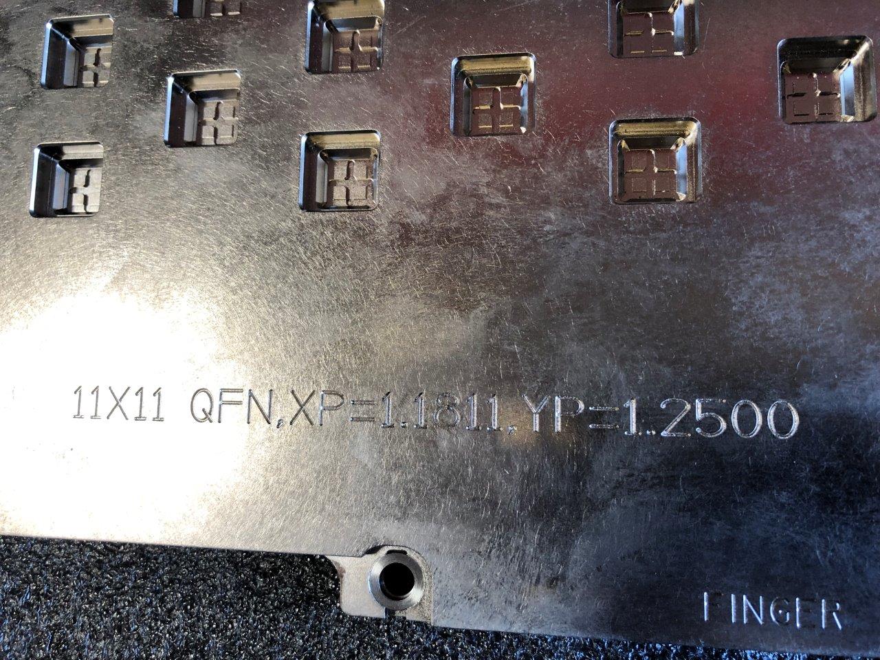 Used DELTA EDGE DE8000 TEST HANDLER KIT - Q-FPB - 140 MRQ 11x11x0.85-0001 QFN