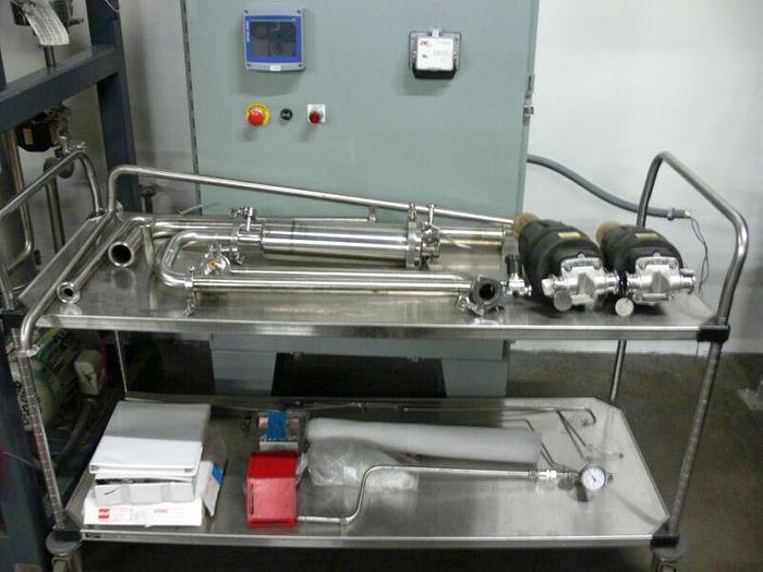 Used Mueller P6015-3 Multi Effect Water Still, WFI Skid w/ Control Cabinets MFG: 2011