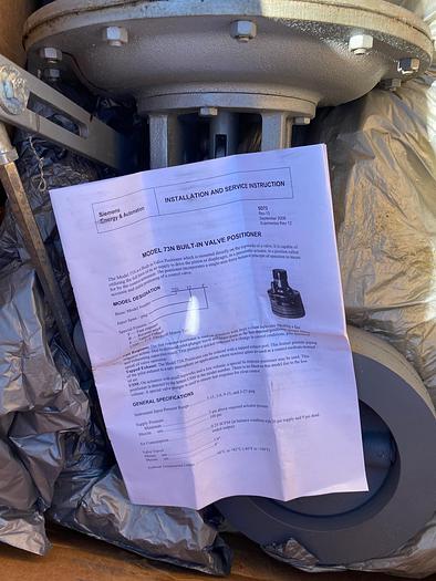 Fives North American Combustion, Inc. Butterfly Valve & Siemens Positioner Model: 73N12F 1600-65