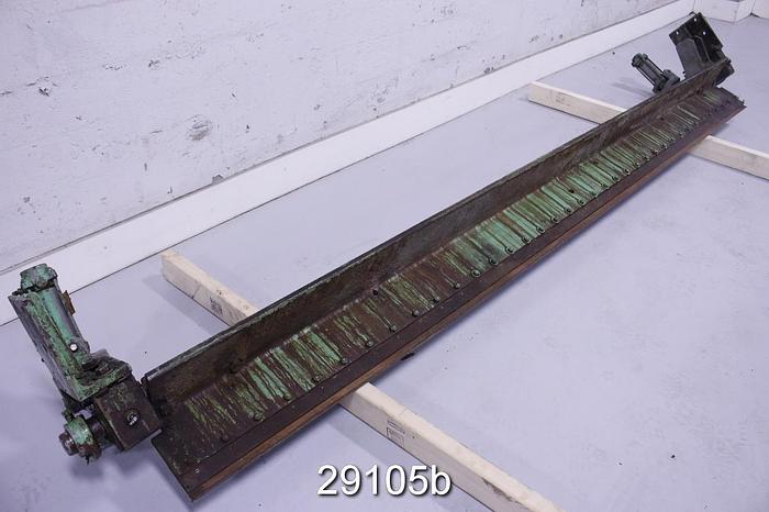 Used Black Clawson Doctor Blade, Scoop Type, 111" Face #29105