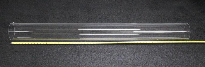 Used National Scientific GE Fused Quartz Tubing 214LD Momentive 145X151 mm 60" (6981