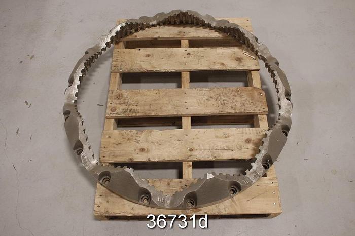 Used Bolton Emerson Tornado II Pulper Tackle Set, 36" Diameter #36731