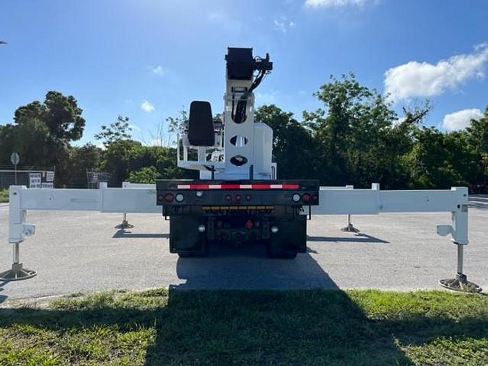 Used Altec AC38-103 38 Ton Crane Boom on 2008 International 7500 6x4 Flatbed Truck – C70823