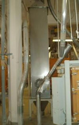 Used Hopper, 40 CF, S/st, 2' X 2' X 10', Cone Bottom (2) #S733172